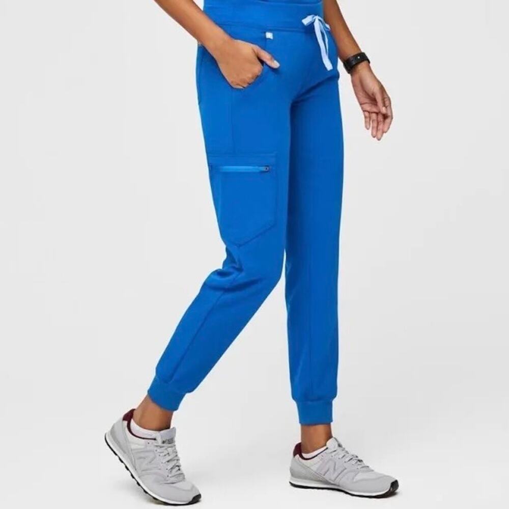 FIGS Royal Blue Technical Collection Zamora Jogger Women’s Size Small *EUC